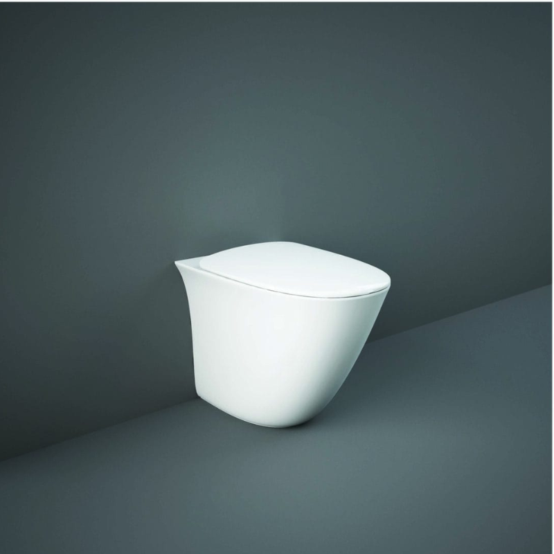 RAK Ceramics Sensation Back to Wall Pan (1 size, White) - Brand New Bathrooms