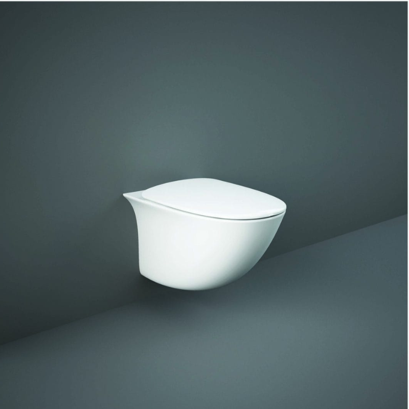 RAK Ceramics Sensation Wall Hung Toilet Pan (1 size, White) - Brand New Bathrooms