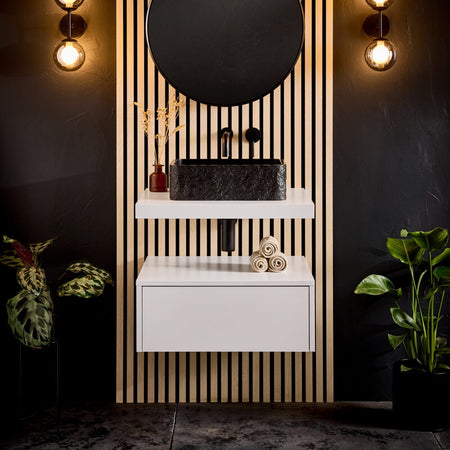 Scudo Shelph Wall Mounted Shelf (3 sizes, 2 Colors) - Brand New Bathrooms
