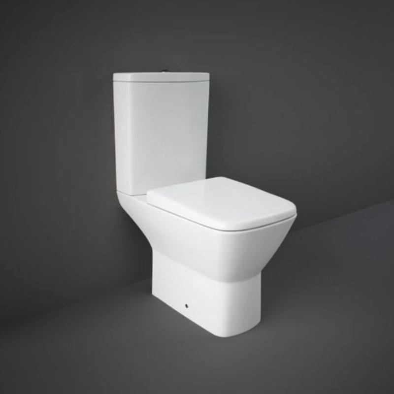 RAK Ceramics Summit Close Coupled Full Access WC Pan (1 size, White) - Brand New Bathrooms