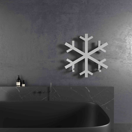 Carisa Snowflake Stainless Steel Bespoke Radiator (1 size, 2 colours) - Brand New Bathrooms