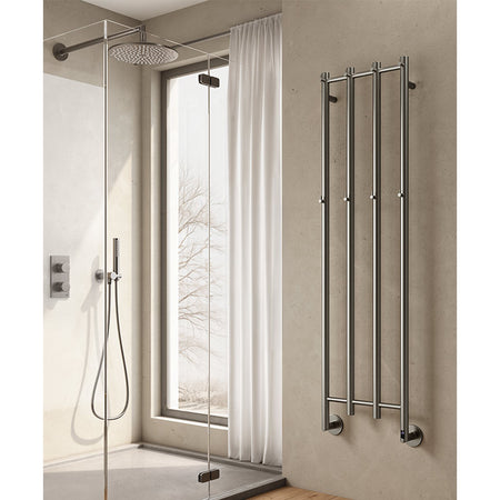Reina Solara Dry Electric Stainless Steel Towel Radiator (1 size, 4 colours) - Brand New Bathrooms