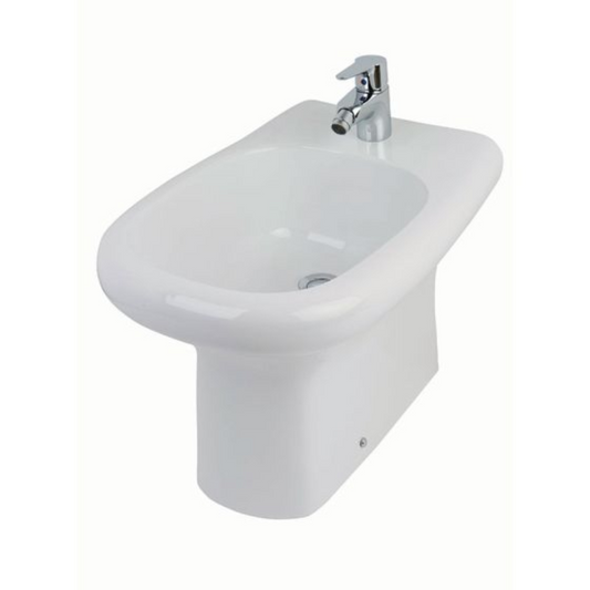 RAK Ceramics Commercial Back To Wall Bidet Without Overflow (White) - Brand New Bathrooms