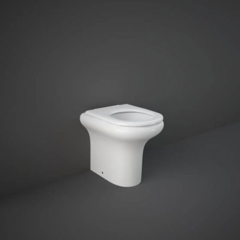 RAK Ceramics Compact Back to Wall Pan (2 sizes, White) - Brand New Bathrooms