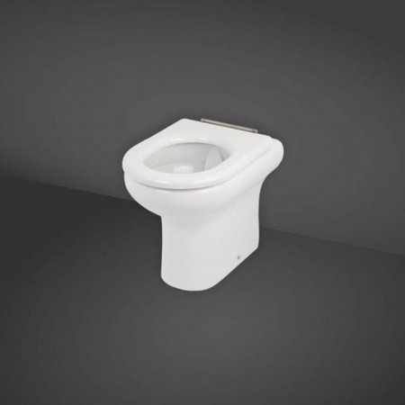 RAK Ceramics Compact Back to Wall Pan (2 sizes, White) - Brand New Bathrooms