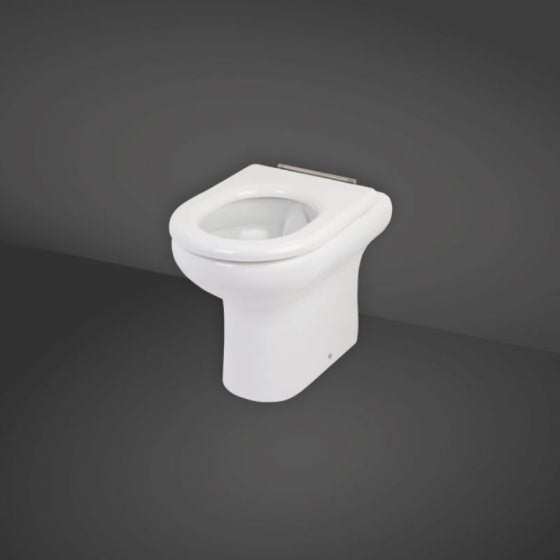 RAK Ceramics Compact Back to Wall Pan (2 sizes, White) - Brand New Bathrooms