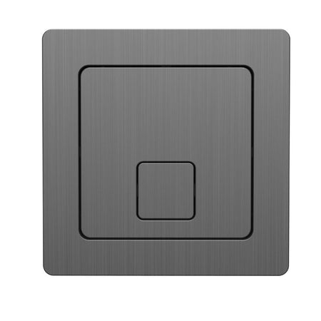 Scudo Square Gunmetal Dual Flush Button -  Brand New Bathrooms