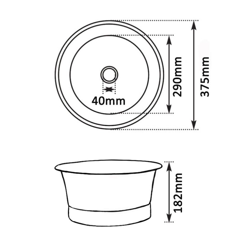 Hurlingham Copper Tub Basin with Roll Top (1 size, Full Copper) - Brand New Bathrooms