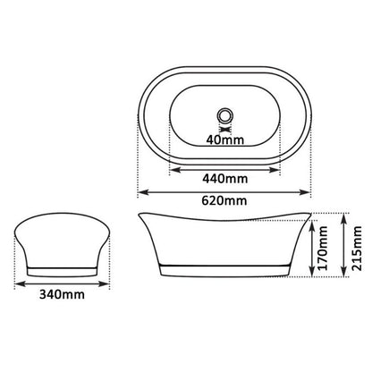 Hurlingham Copper Bateau Basin with Roll Top & Plinth (1 size, Full Copper) - Brand New Bathrooms