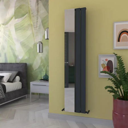 Carisa Step Mirror Aluminium Radiator (2 Sizes) - Brand New Bathrooms