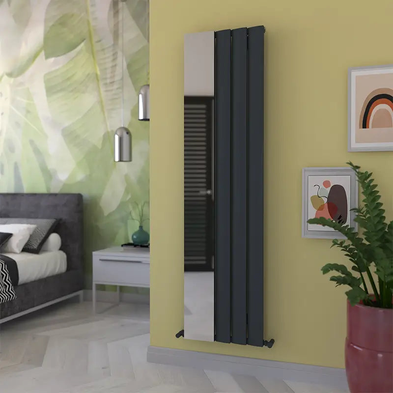 Carisa Step Mirror Aluminium Radiator (2 Sizes) - Brand New Bathrooms