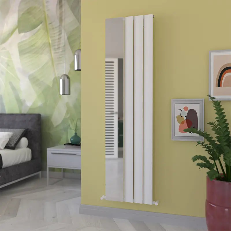 Carisa Step Mirror Aluminium Radiator (2 Sizes) - Brand New Bathrooms