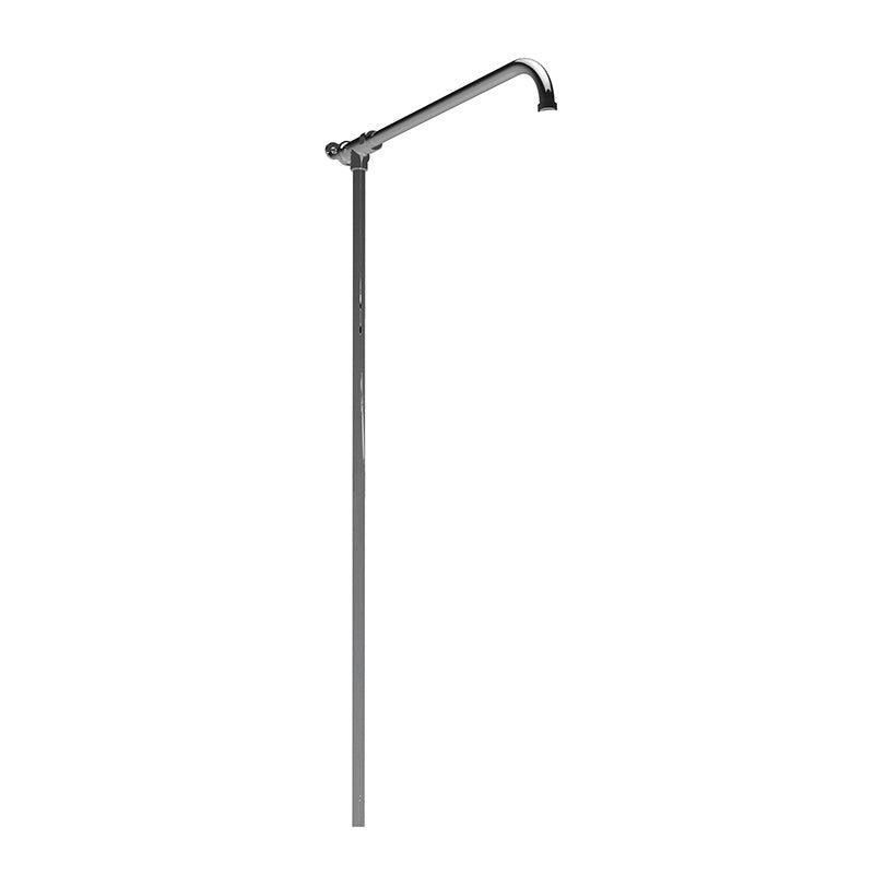Hurlingham Brass Shower Arm with Riser Rail (1 size, 3 colours) - Brand New Bathrooms