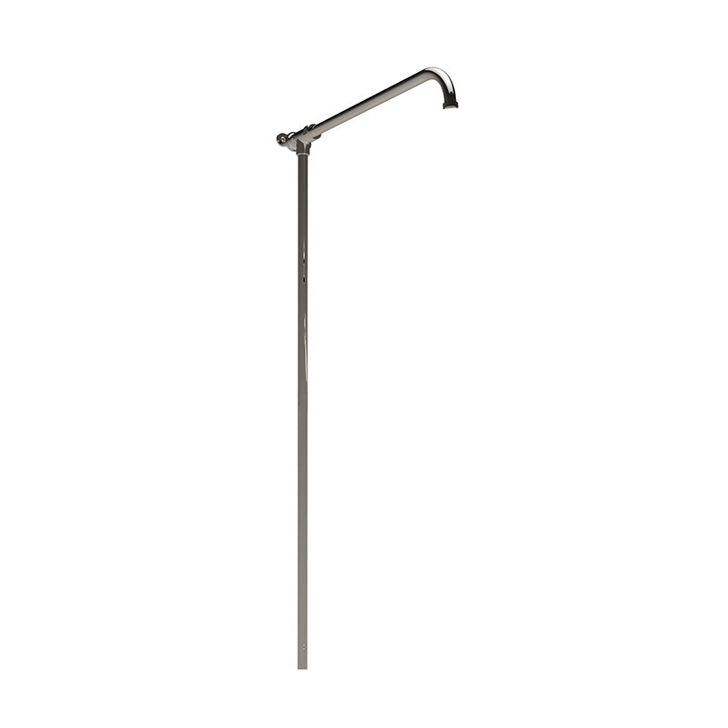 Hurlingham Brass Shower Arm with Riser Rail (1 size, 3 colours) - Brand New Bathrooms