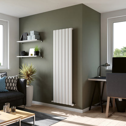 Eucotherm Saturn Vertical Aluminium Radiator (2 colours, 3 sizes) - Brand New Bathrooms