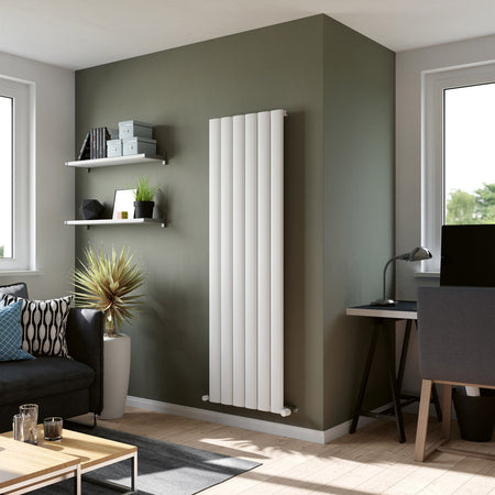 Eucotherm Saturn Vertical Aluminium Radiator (2 colours, 3 sizes) - Brand New Bathrooms