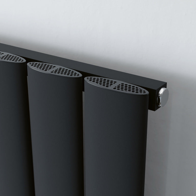 Eucotherm Saturn Vertical Aluminium Radiator (2 colours, 3 sizes) - Brand New Bathrooms