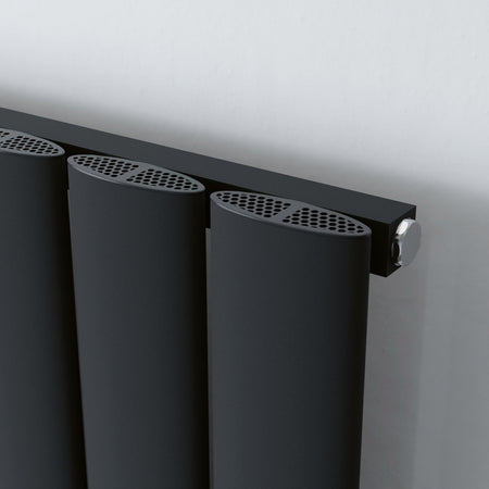Eucotherm Saturn Vertical Aluminium Radiator (2 colours, 3 sizes) - Brand New Bathrooms