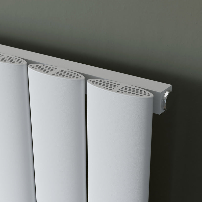 Eucotherm Saturn Vertical Aluminium Radiator (2 colours, 3 sizes) - Brand New Bathrooms