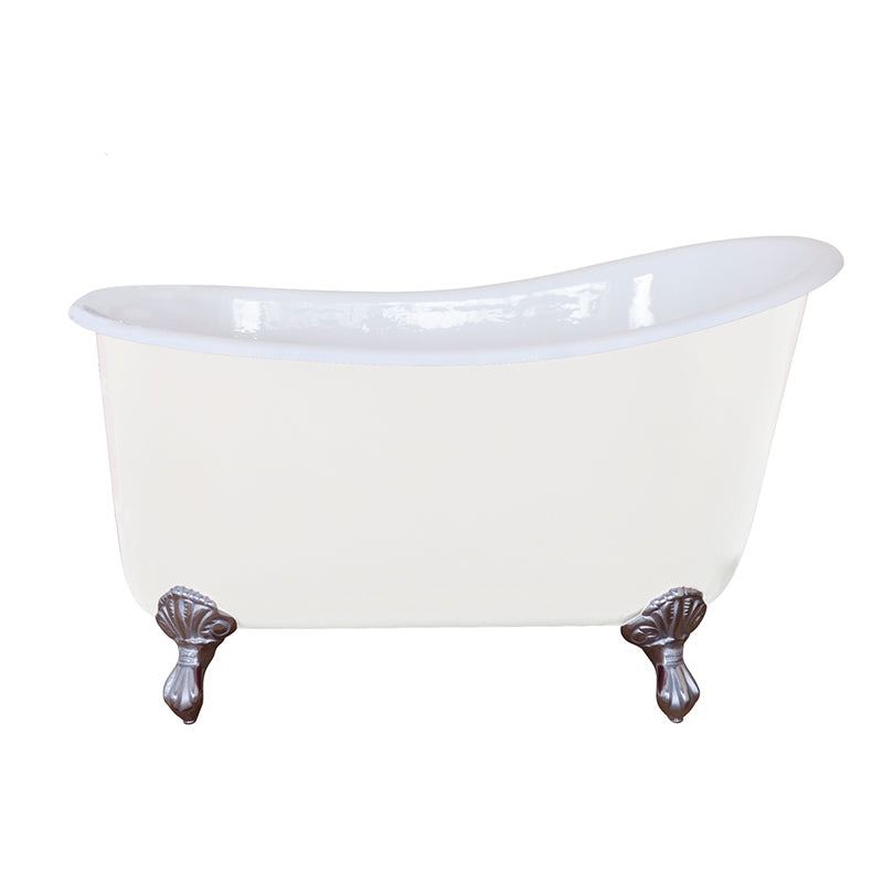 Hurlingham Shelley Single Ended Cast Iron Clawfoot Bathtub (1 size, any colour) - Brand New Bathrooms