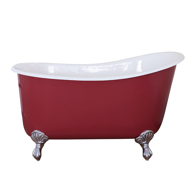 Hurlingham Shelley Single Ended Cast Iron Clawfoot Bathtub (1 size, any colour) - Brand New Bathrooms