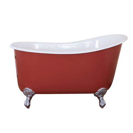 Hurlingham Shelley Single Ended Cast Iron Clawfoot Bathtub (1 size, any colour) - Brand New Bathrooms