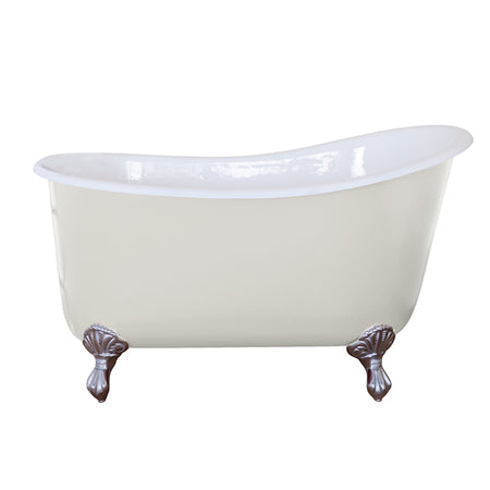 Hurlingham Shelley Single Ended Cast Iron Clawfoot Bathtub (1 size, any colour) - Brand New Bathrooms