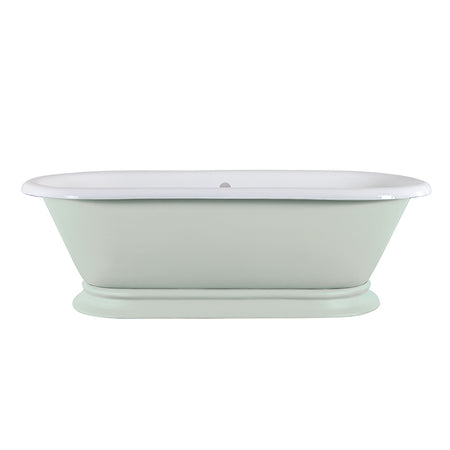 Hurlingham Shikara Double Ended Cast Iron Roll Top Bathtub (1 size, any colour) - Brand New Bathrooms