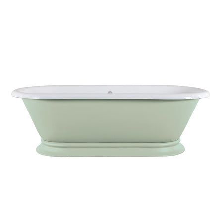 Hurlingham Shikara Double Ended Cast Iron Roll Top Bathtub (1 size, any colour) - Brand New Bathrooms