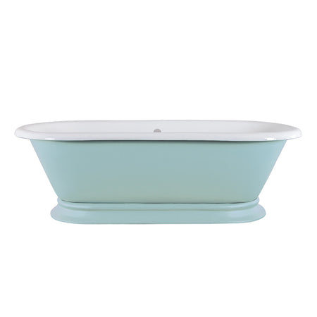 Hurlingham Shikara Double Ended Cast Iron Roll Top Bathtub (1 size, any colour) - Brand New Bathrooms