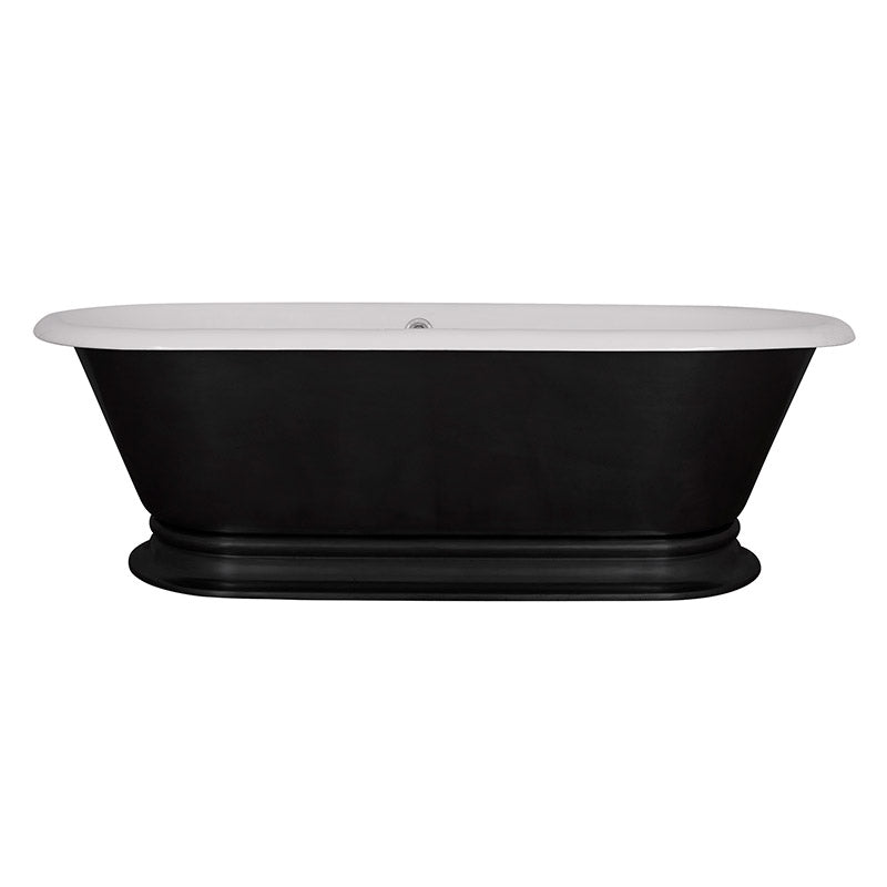Hurlingham Shikara Double Ended Cast Iron Roll Top Bathtub (1 size, any colour) - Brand New Bathrooms