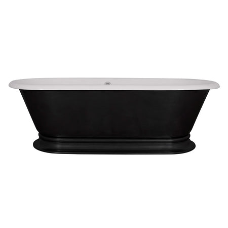 Hurlingham Shikara Double Ended Cast Iron Roll Top Bathtub (1 size, any colour) - Brand New Bathrooms