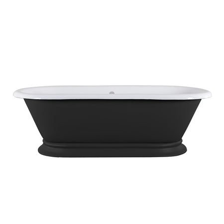 Hurlingham Shikara Double Ended Cast Iron Roll Top Bathtub (1 size, any colour) - Brand New Bathrooms