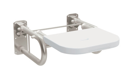 Bathex Stainless Steel Projection Shower Seat & Support (1 size, 5 colours) - Brand New Bathrooms
