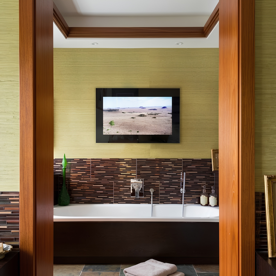 Aquavision Nexus Silhouette Bathroom TV (3 sizes, 3 choices of glass finish)