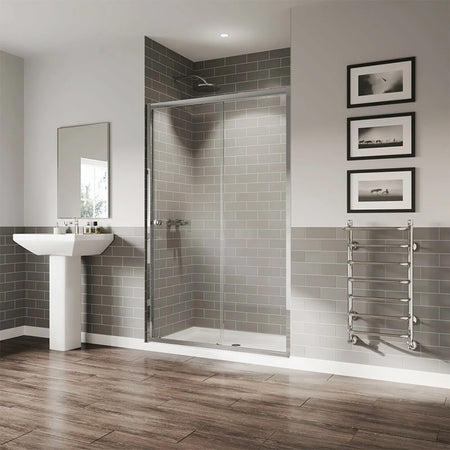Coram Showers GB5 Sliding Shower Door (3 sizes, Chrome) - Brand New Bathrooms