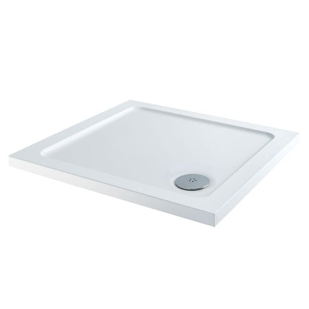 Scudo Shires 30mm Square Shower Tray (3 sizes, White) - Brand New Bathrooms
