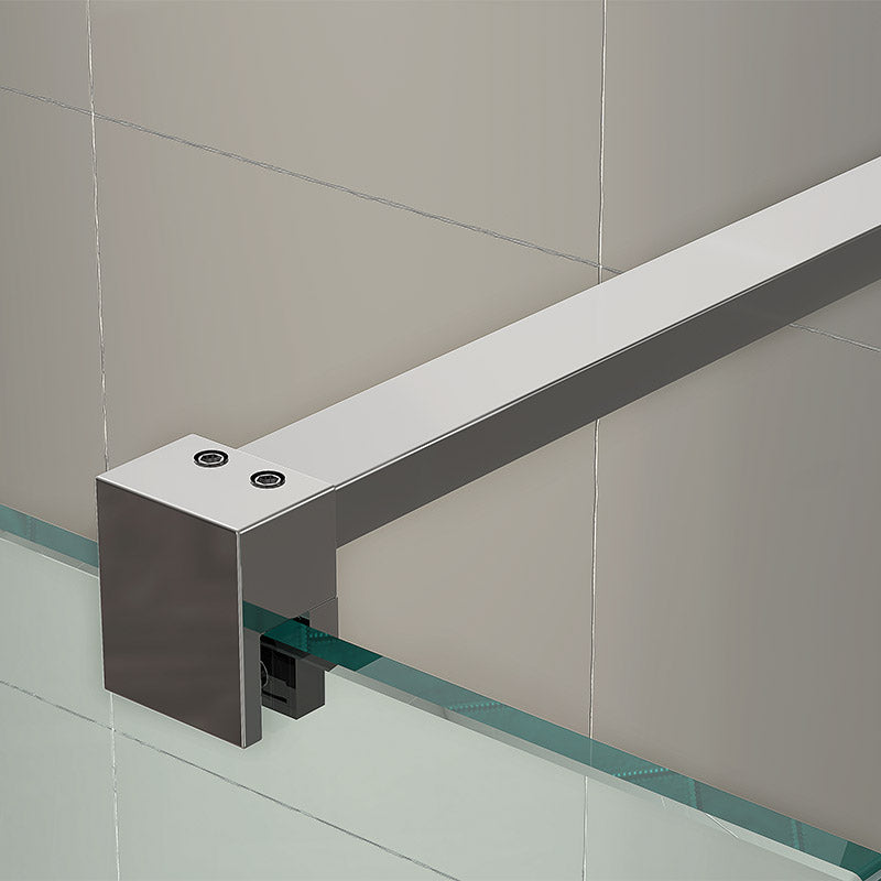 Tailored Bathrooms TI8 Wetroom Panel w. Profile Kit (6 sizes, Chrome) - Brand New Bathrooms