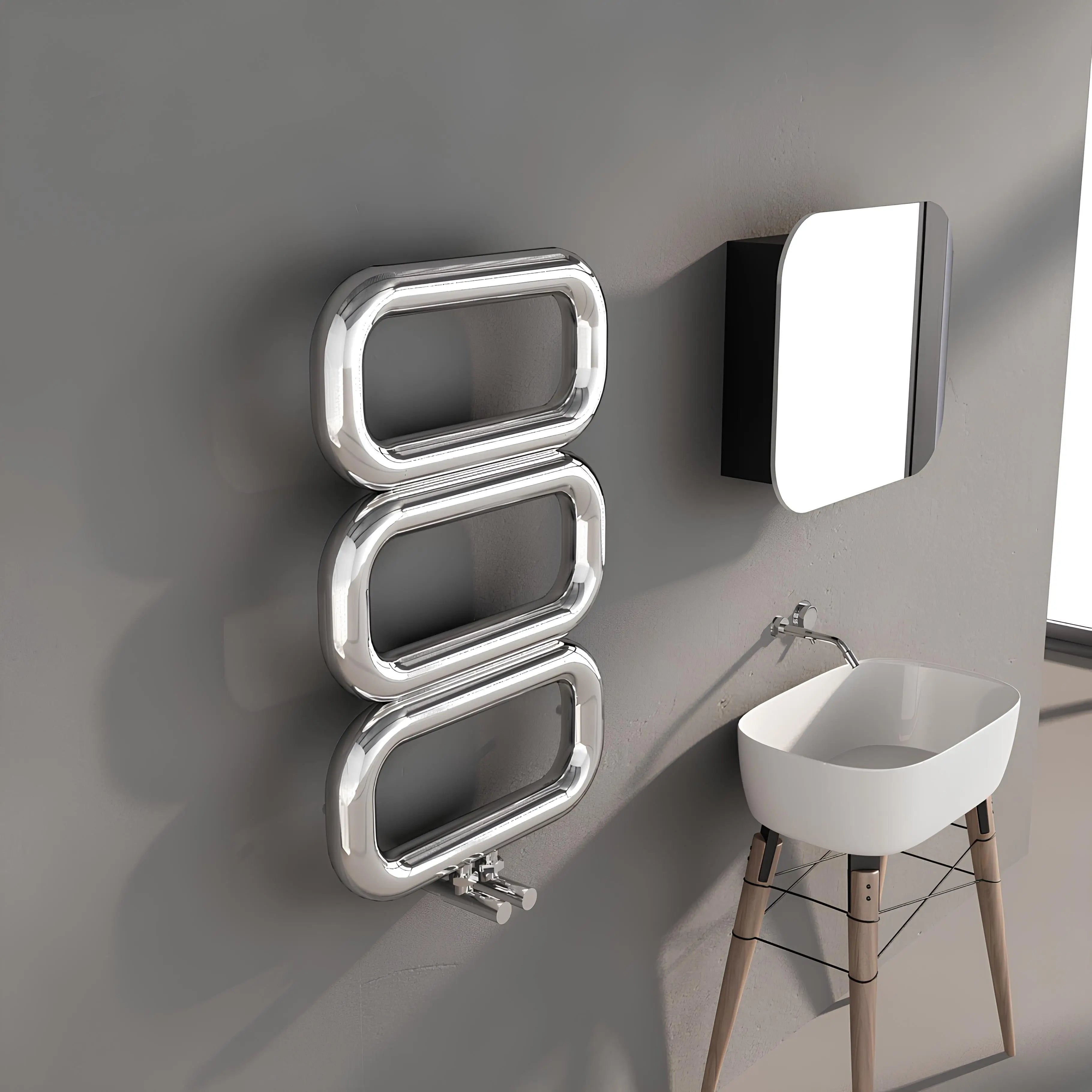 Carisa Talent Stainless Steel Towel Radiator (3 Sizes) - Brand New Bathrooms