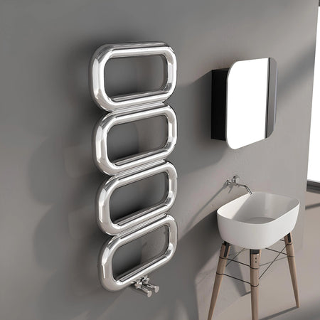 Carisa Talent Stainless Steel Towel Radiator (3 Sizes) - Brand New Bathrooms