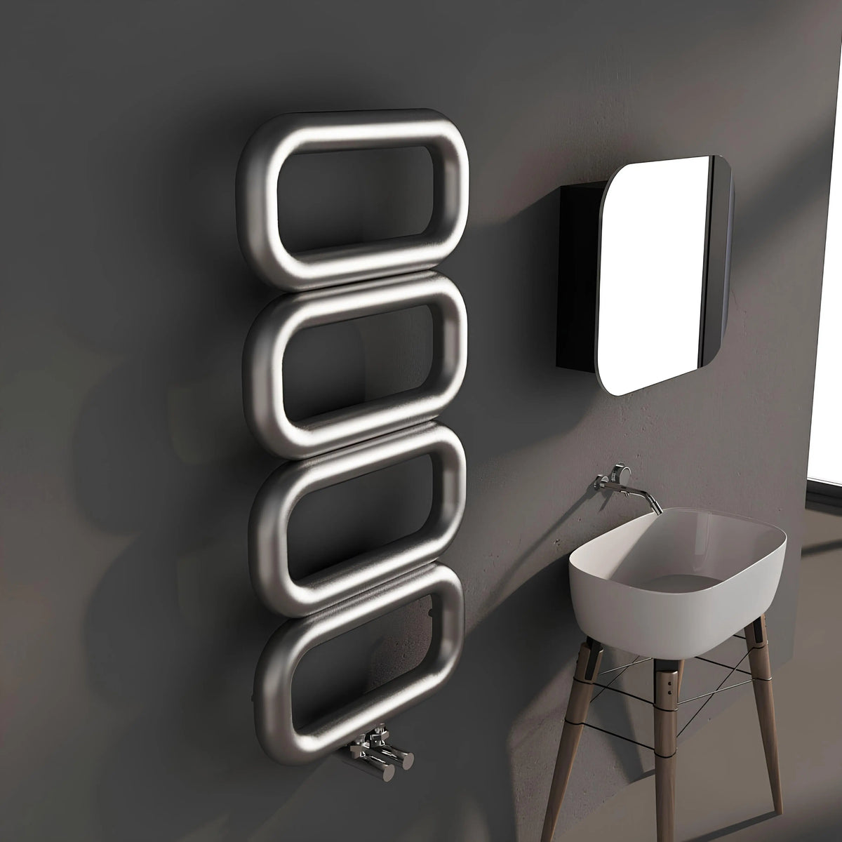 Carisa Talent Stainless Steel Towel Radiator (3 Sizes) - Brand New Bathrooms