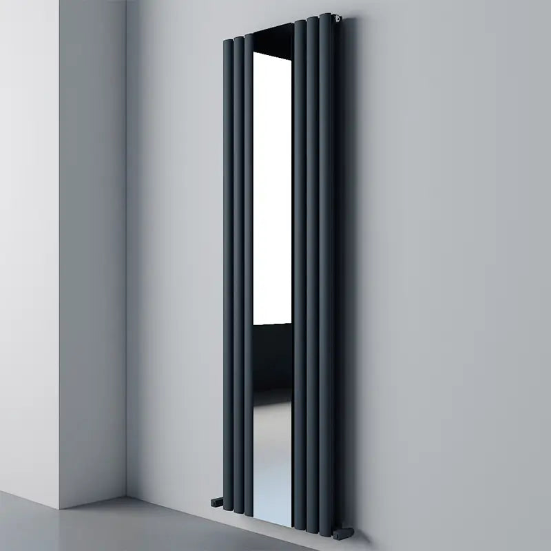 Carisa Tallis Mirror Aluminium Radiator 2 Sections (H1800 x W550) - Brand New Bathrooms