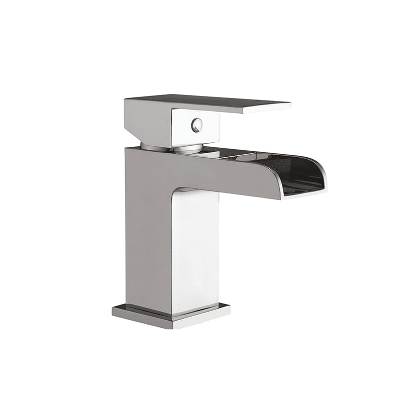 Scudo Victoria Mono Basin Mixer with Push Waste - Brand New Bathrooms