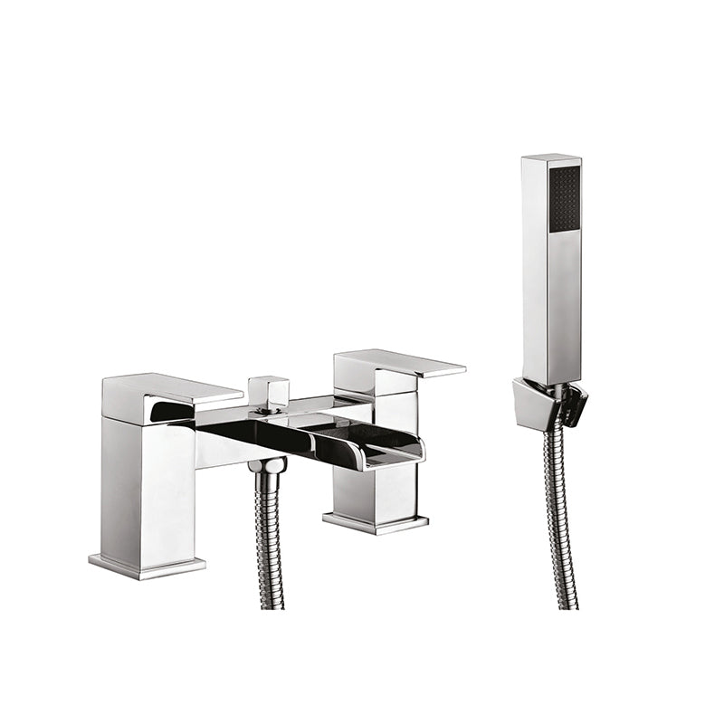 Scudo Victoria Bath Shower Mixer With Shower Kit and Wall Bracket - Brand New Bathrooms