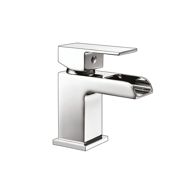 Scudo Victoria Mini Mono Basin Mixer with Push Waste - Brand New Bathrooms
