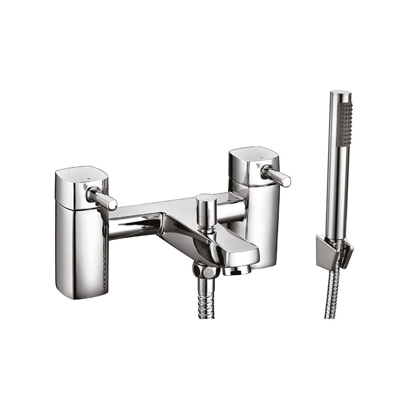 Scudo Forme Bath Shower Mixer With Shower Kit and Wall Bracket - Brand New Bathrooms