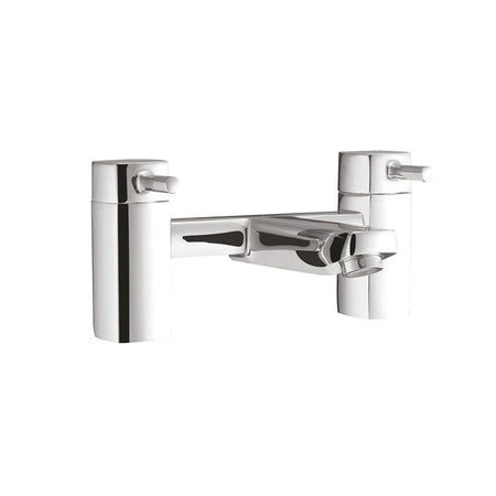Scudo Forme 2 Tap Hole Deck Mounted Bath Filler (Chrome) - Brand New Bathrooms