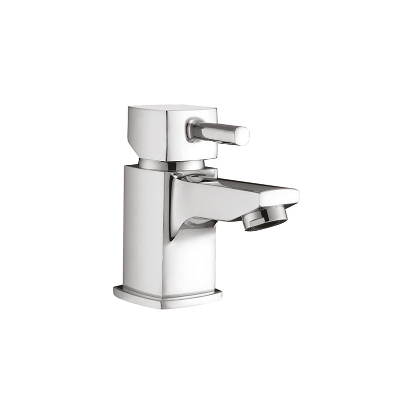 Scudo Forme Mini Mono Basin Mixer with Push Waste (Chrome) - Brand New Bathrooms