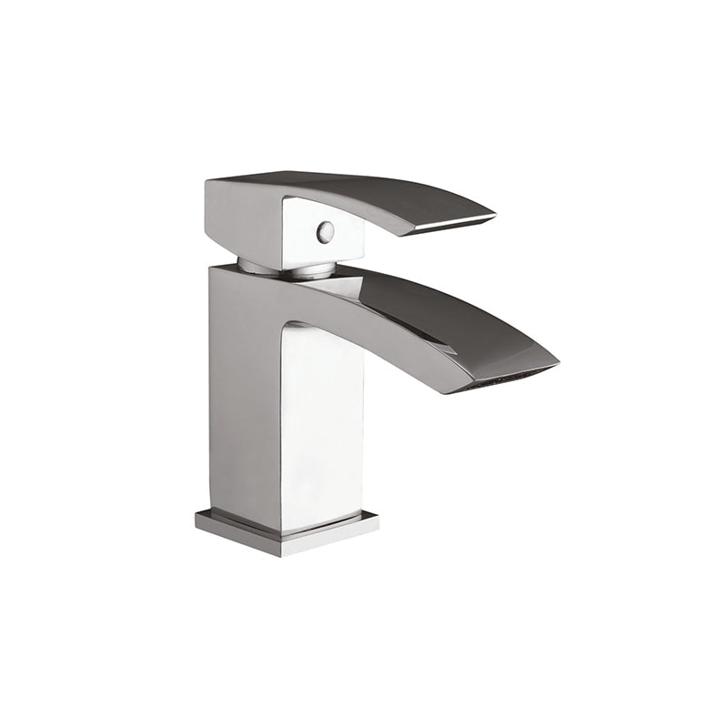 Scudo Descent Mono Basin Mixer with Push Waste - Brand New Bathroom 