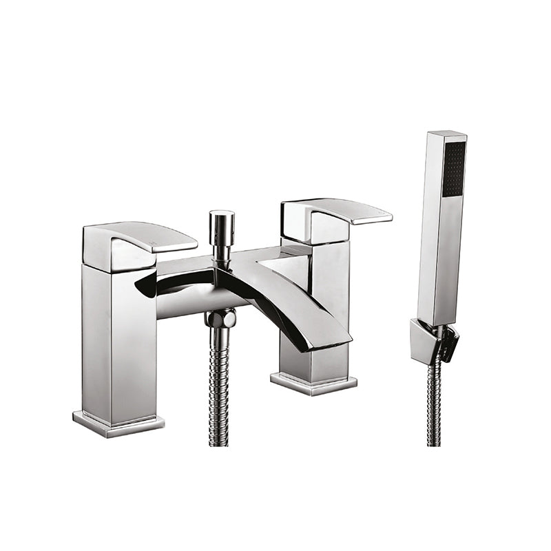Scudo Descent Bath Shower Mixer with shower kit and wall bracket - Brand New Bathroom 